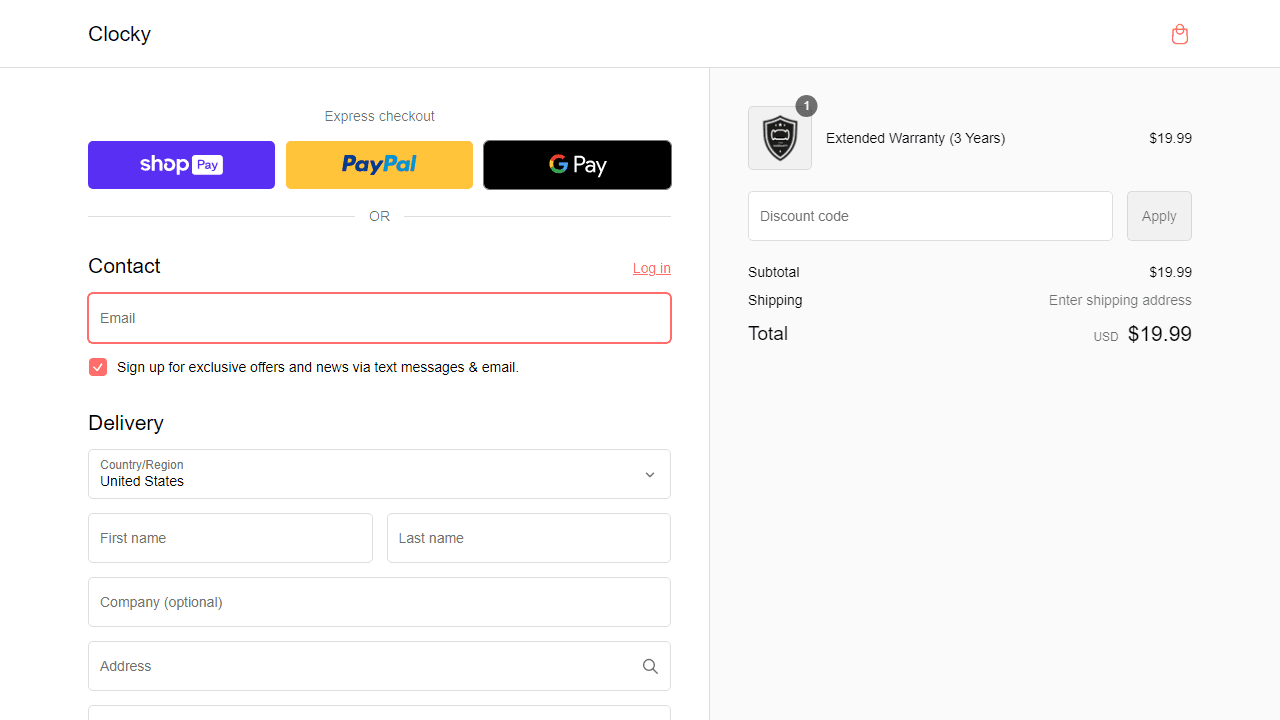 How to apply Clocky coupon code